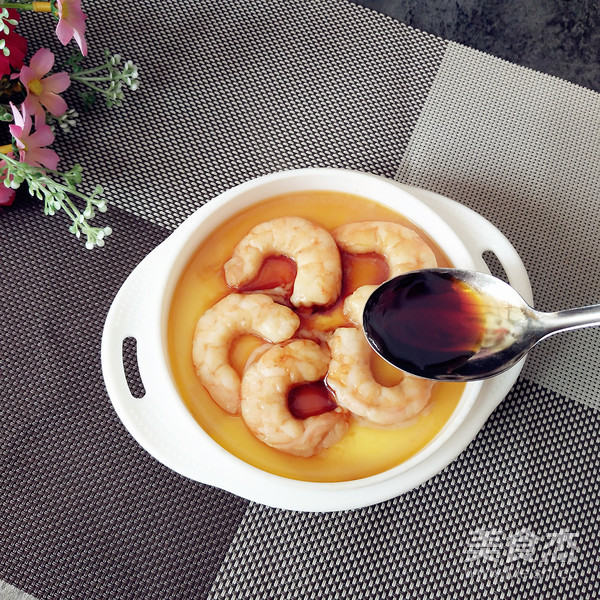 Shrimp Steamed Custard recipe