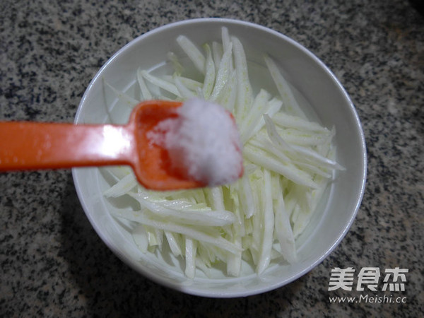 Hot and Sour Cabbage Stem recipe