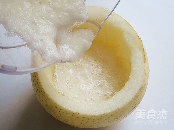 Homemade Tanhua Steamed Pear Cough Syrup recipe