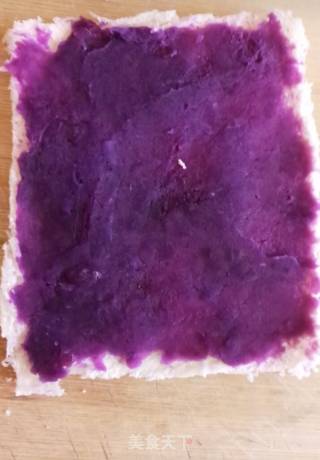 Purple Sweet Potato Toast Dim Sum recipe