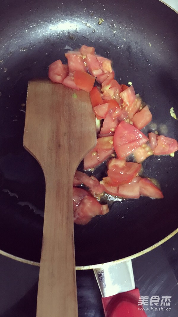 Tomato Wanton Noodles recipe