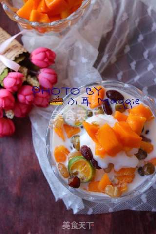 Fresh Milk Fruit Smoothie recipe
