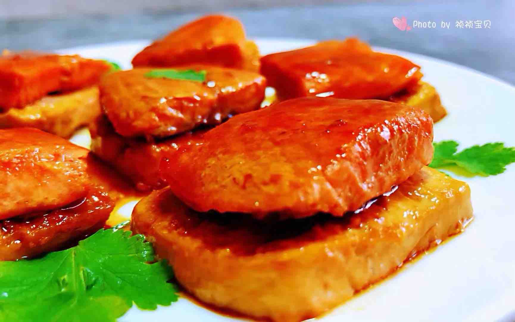 Teriyaki Salmon and Fried Tofu recipe