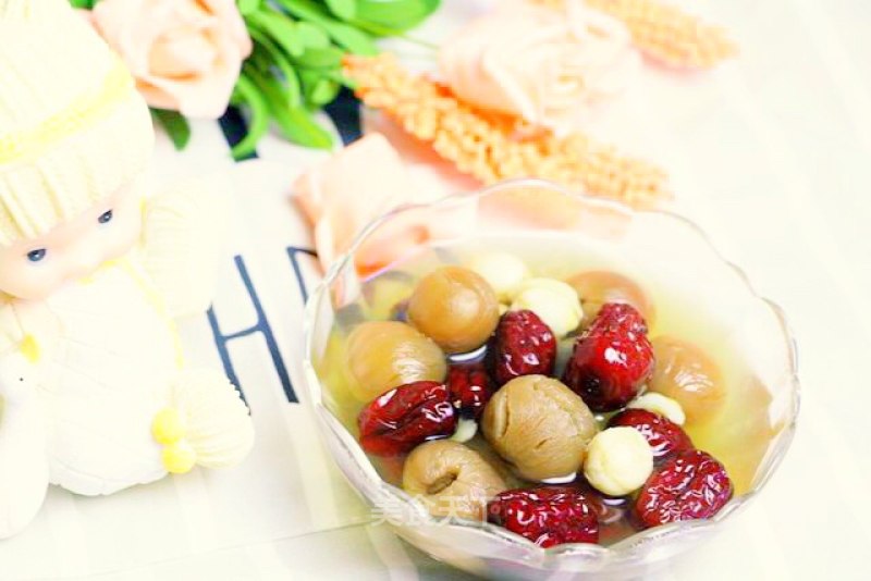 Red Dates, Longan and Lotus Seed Soup recipe
