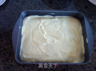 Matcha Pattern Chiffon Cake recipe