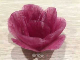 Teach You How to Carve Radish Flowers (straight Rose recipe