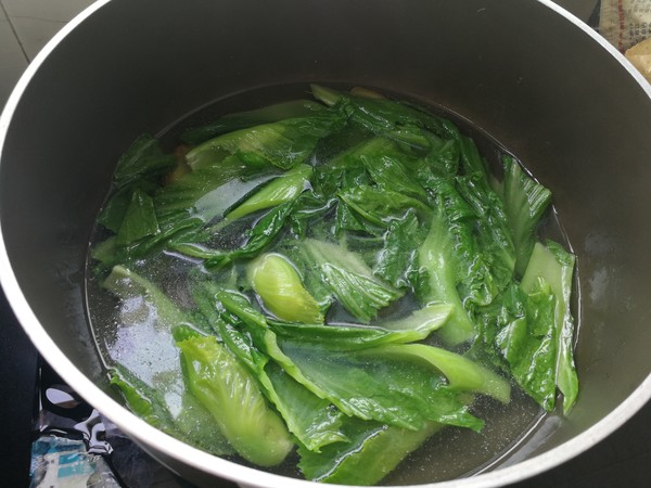 Ginger Mixed with Mustard Greens recipe