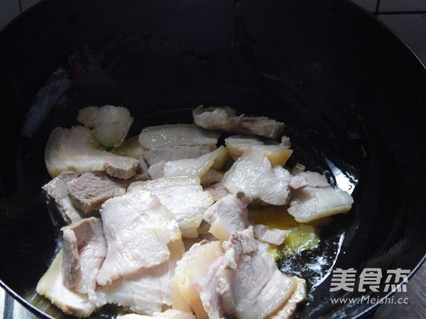 Twice-cooked Pork with Ginger recipe