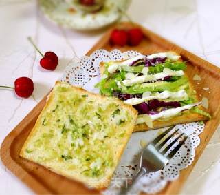 #aca烤明星大赛#garlic Butter Sandwich recipe