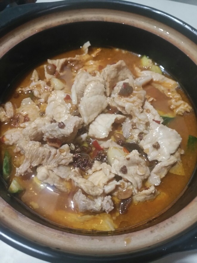 Poached Pork Slices (not Spicy Version) recipe