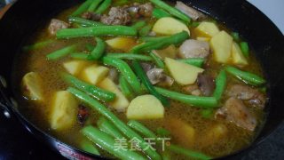 Home Cooking-kidney Beans and Potatoes Braised Pork Ribs recipe