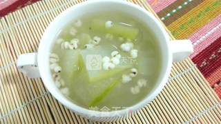 Easier and Beautiful-barley and Winter Melon Soup recipe