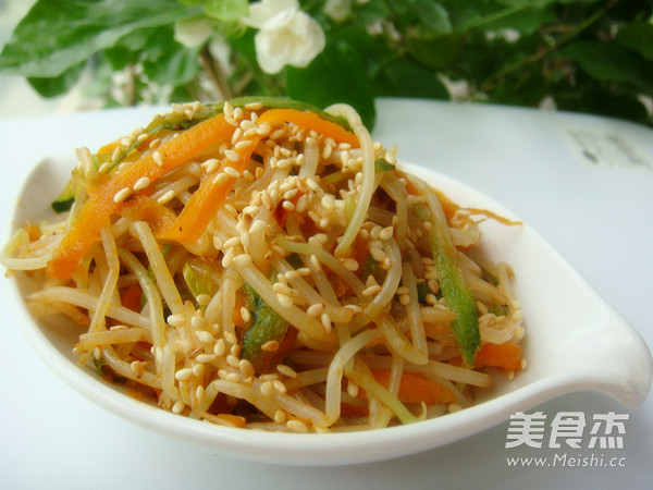 Color Silk Mung Bean Sprouts recipe