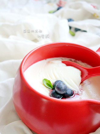 Blueberry Double Skin Milk recipe