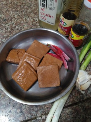 Dried Tofu with Cold Dressing recipe