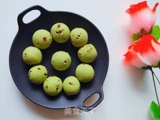 Matcha Cranberry Mochi Bread recipe