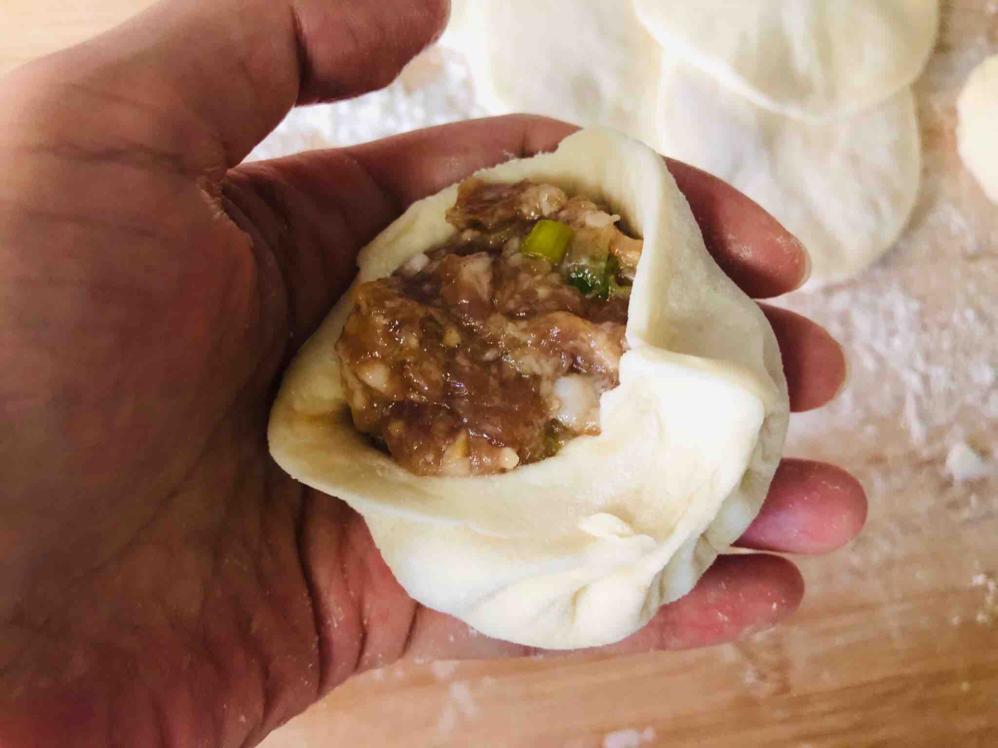 Delicious and Juicy Big Meat Buns recipe