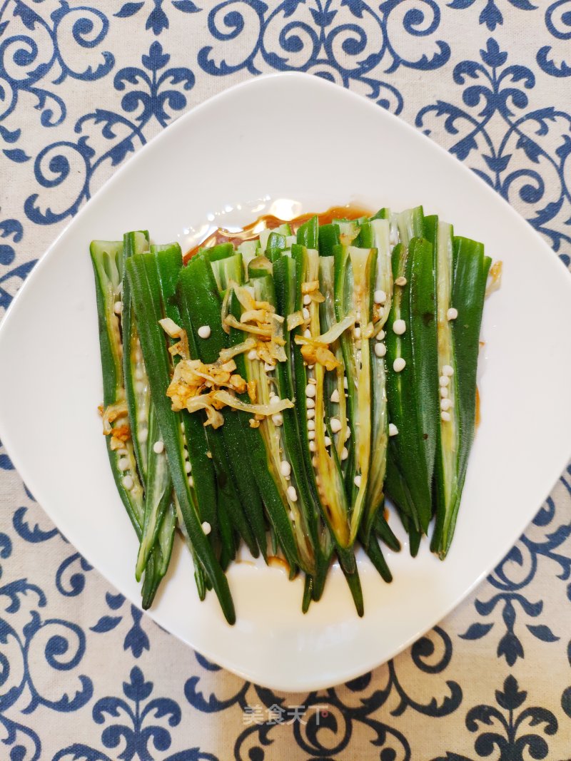Scallion Okra recipe