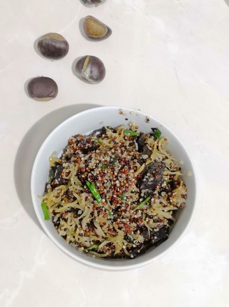 Whitebait Tricolor Quinoa Rice recipe
