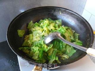 Fried Green Cabbage recipe