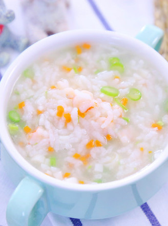 Seasonal Vegetable Shrimp Porridge Baby Food Supplement Recipe
