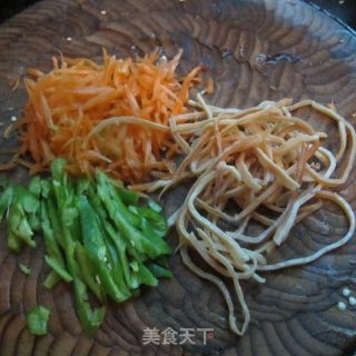 Green Pepper Squid Shredded Radish recipe