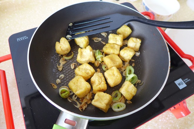 Loofah Burnt Tofu recipe