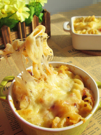 Baked Pasta with Bacon recipe