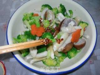Broccoli with Mushrooms recipe
