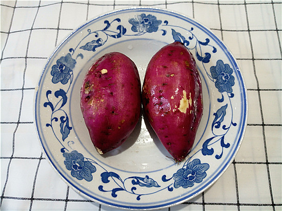 Microwave Baked Sweet Potatoes recipe