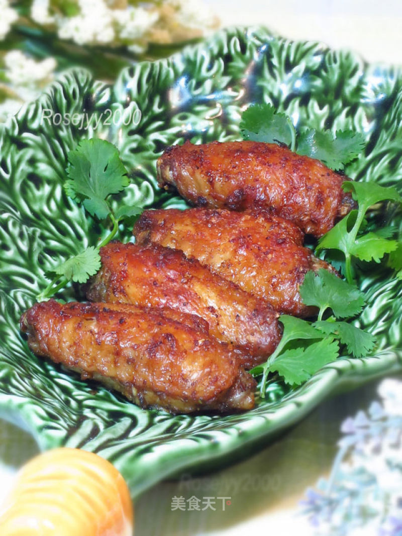 Garlic Spicy Chicken Wings recipe