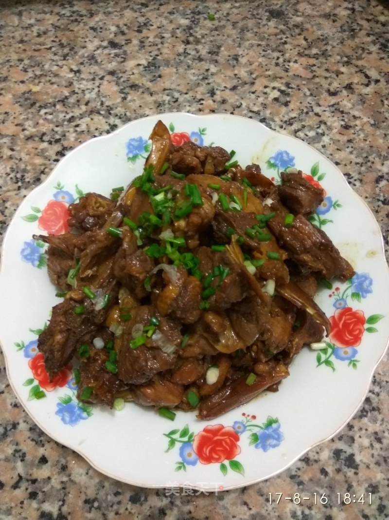 Braised Duck with Ginger Slices recipe