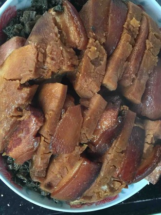 Hakka Mei Cai and Sweet Taro Pork