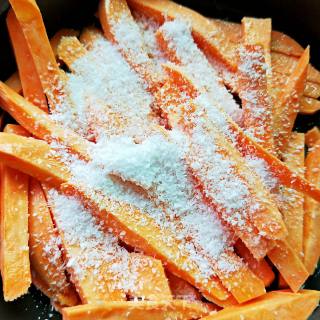Coconut Baked French Fries recipe