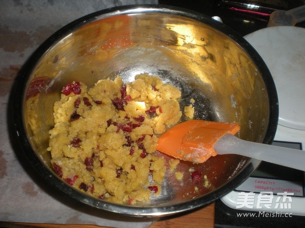 Cranberry Almond Shortbread Cookies recipe