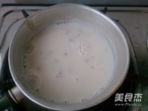 Tremella Milk (mixed Rice) Soup recipe