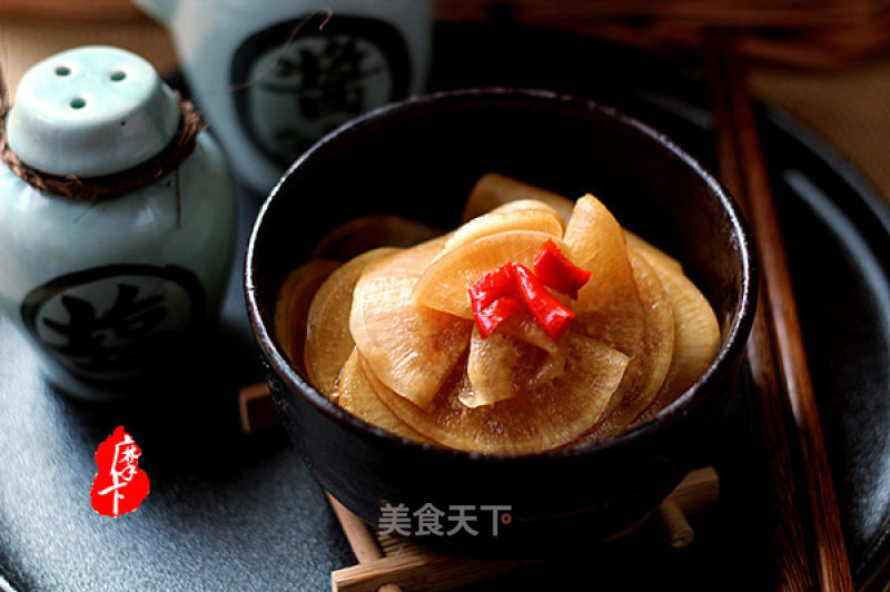 Crisp and Refreshing 【soy Pickled Radish】 recipe