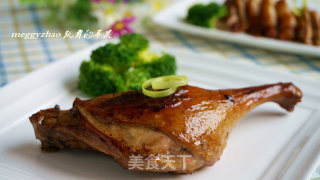 Roasted Honey Sauce Duck Leg recipe