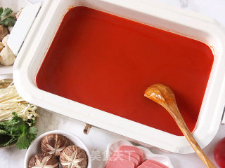 The First Choice for Summer Hotpot [heavy Soup Red Tomato Hot Pot] recipe