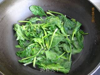 Spinach Haihong Egg Flower Soup recipe