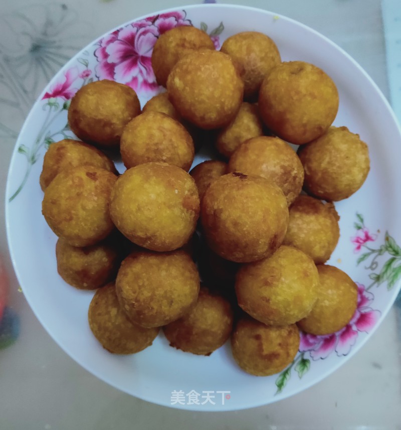 Crispy Sweet Potato Glutinous Rice Balls Recipe Simple Chinese Food