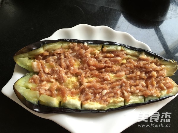 Eggplant with Microwave Garlic Minced Pork recipe