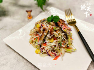 Healthy Light Food | Eel and Crab Fillet Salad recipe