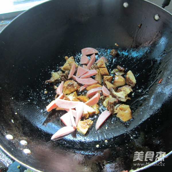 Cured Chicken Ham Sausage recipe