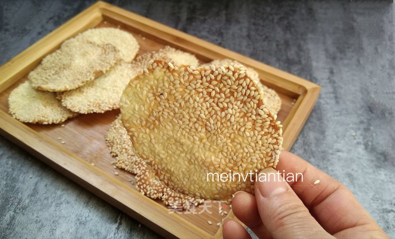 Sesame Sweet Potato Crisp recipe