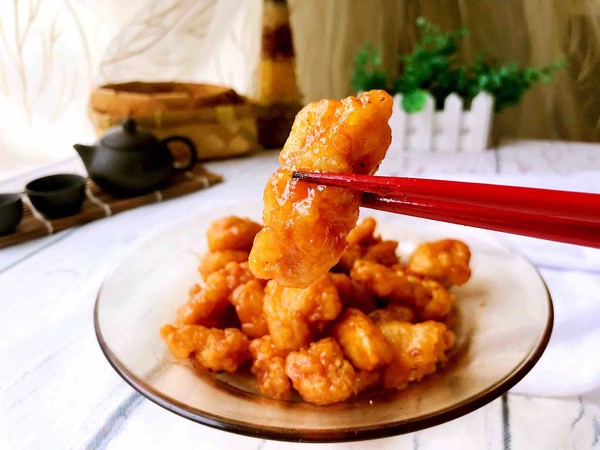 Sweet and Sour Fish Nuggets recipe