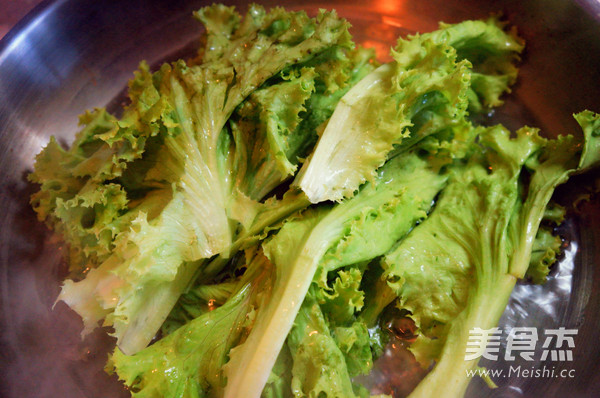 Lettuce in Oyster Sauce recipe