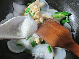 Stir-fried Radish with Tripe recipe