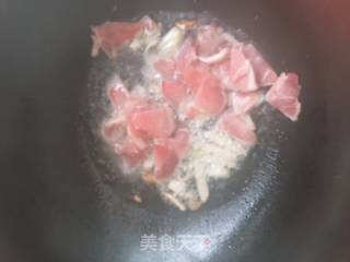 Fried Pork with Pleurotus Eryngii recipe
