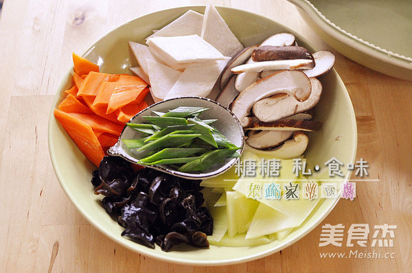 Five-color Mixed Homemade Tofu recipe